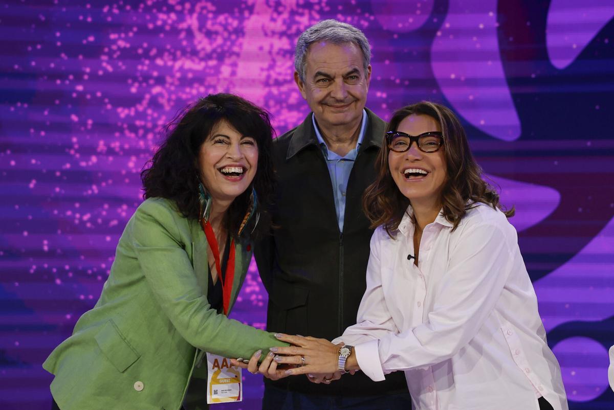 Líderes progresistas de varios continentes reunidos en la Fira de Barcelona durante la Global Progressive Mobilisation