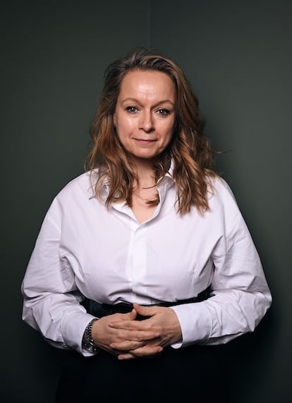 Jacob Elordi en maquillaje de Frankenstein