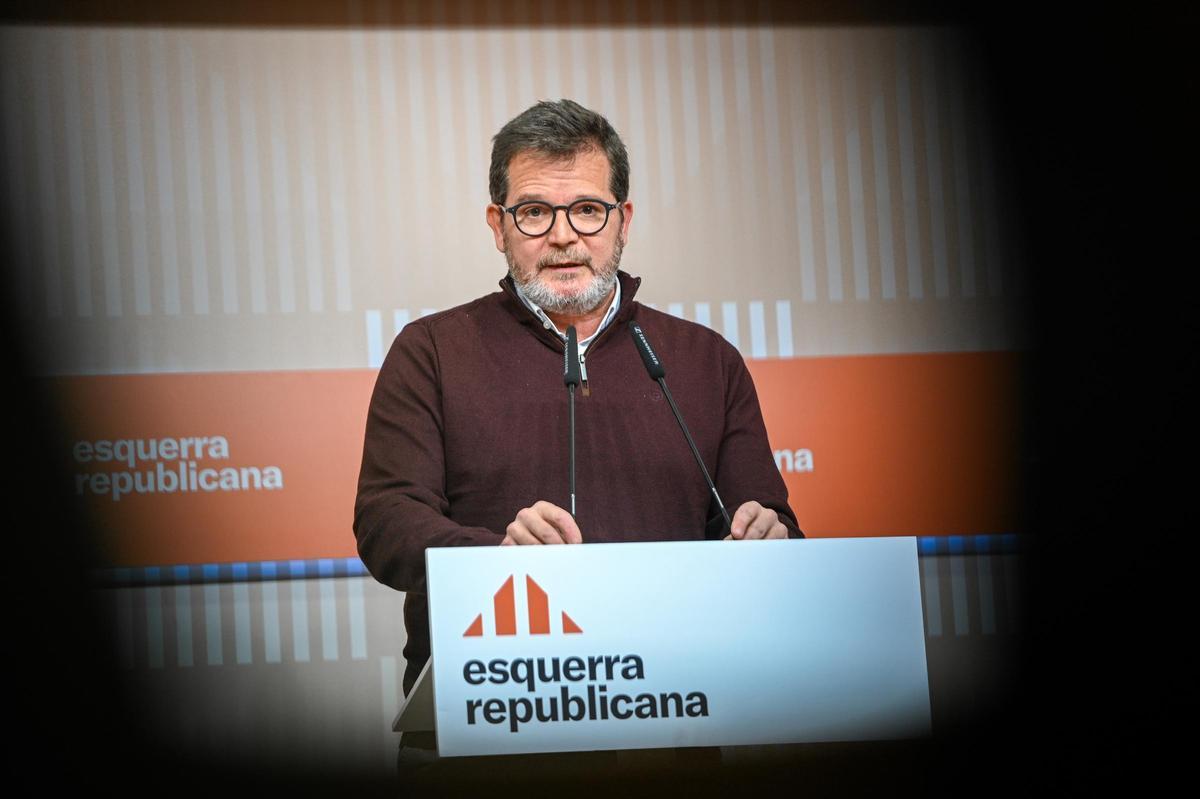 Portavoz Josep Rius en rueda de prensa