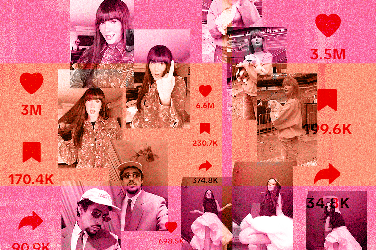 Captura de pantalla de una frutinovela con una naranja y un aguacate en escena dramática