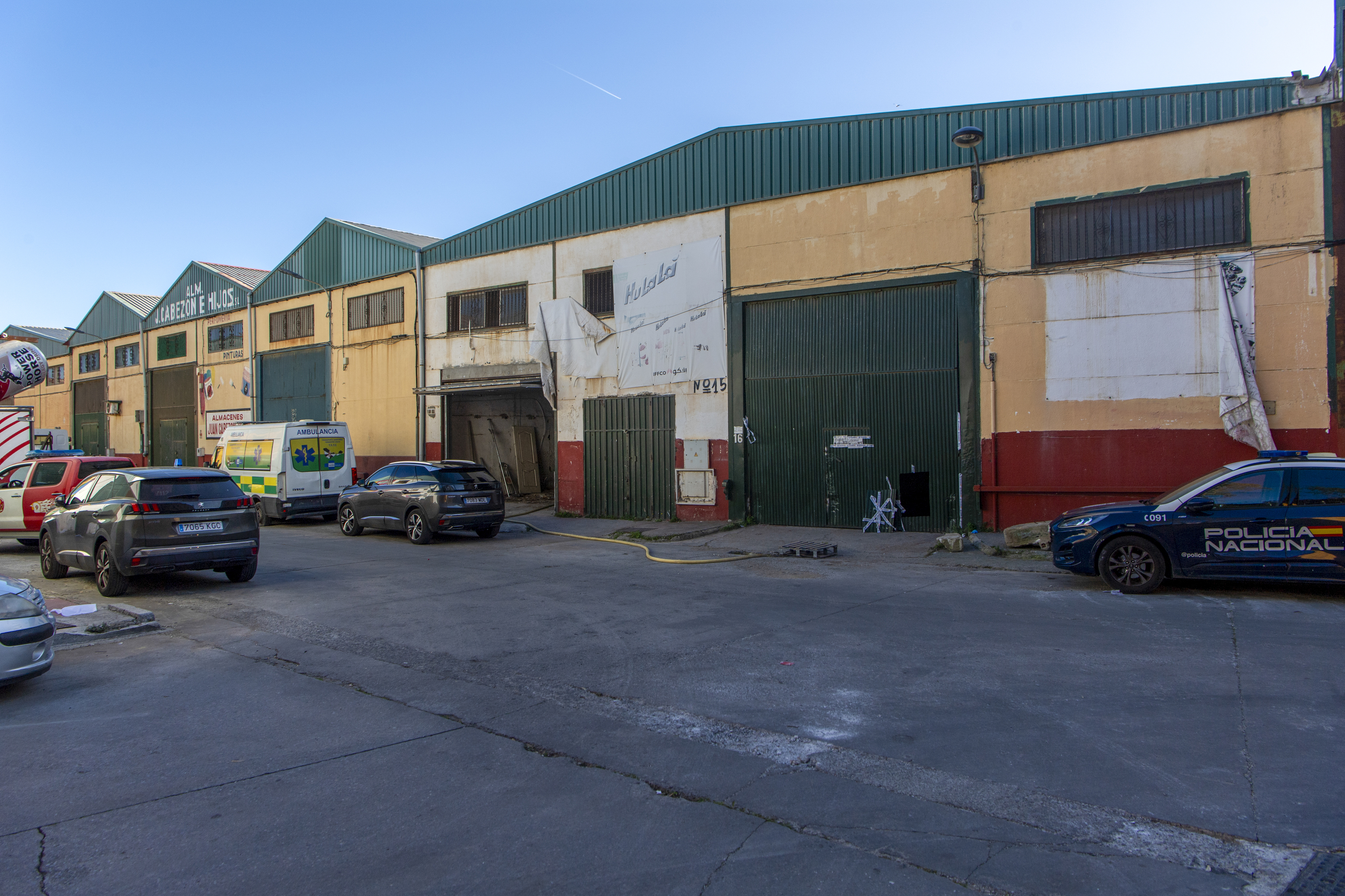 Narcotúnel precintado en el Polígono Industrial del Tarajal, Ceuta