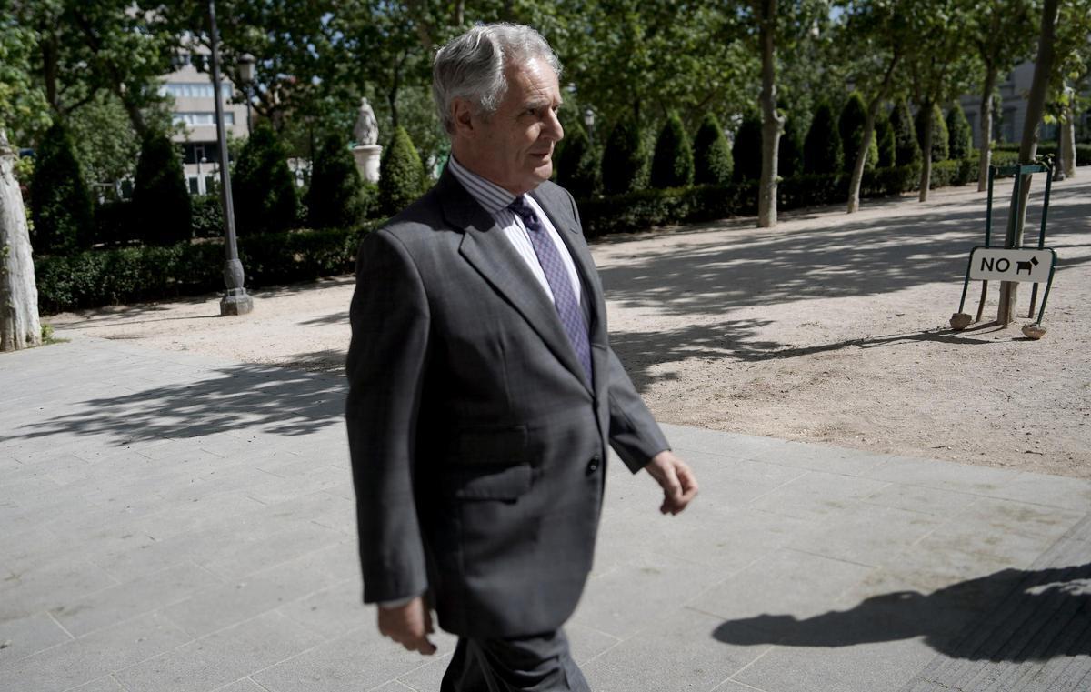 Ignacio López del Hierro durante el juicio Kitchen en la Audiencia Nacional