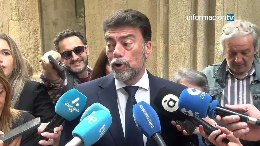 Jorge Azcón y Alejandro Nolasco anunciando el pacto en la comparecencia conjunta