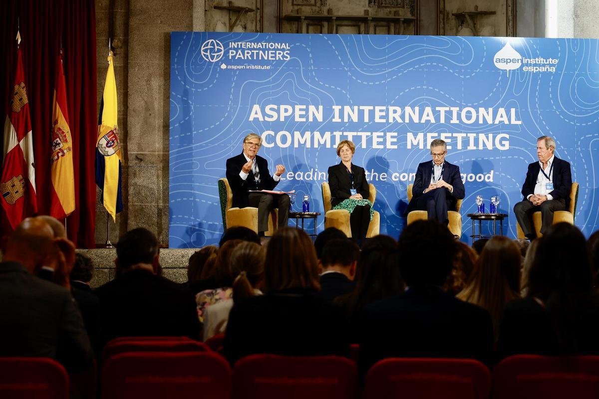 Rey Felipe VI en el coloquio del Aspen Institute, La Granja (Segovia)