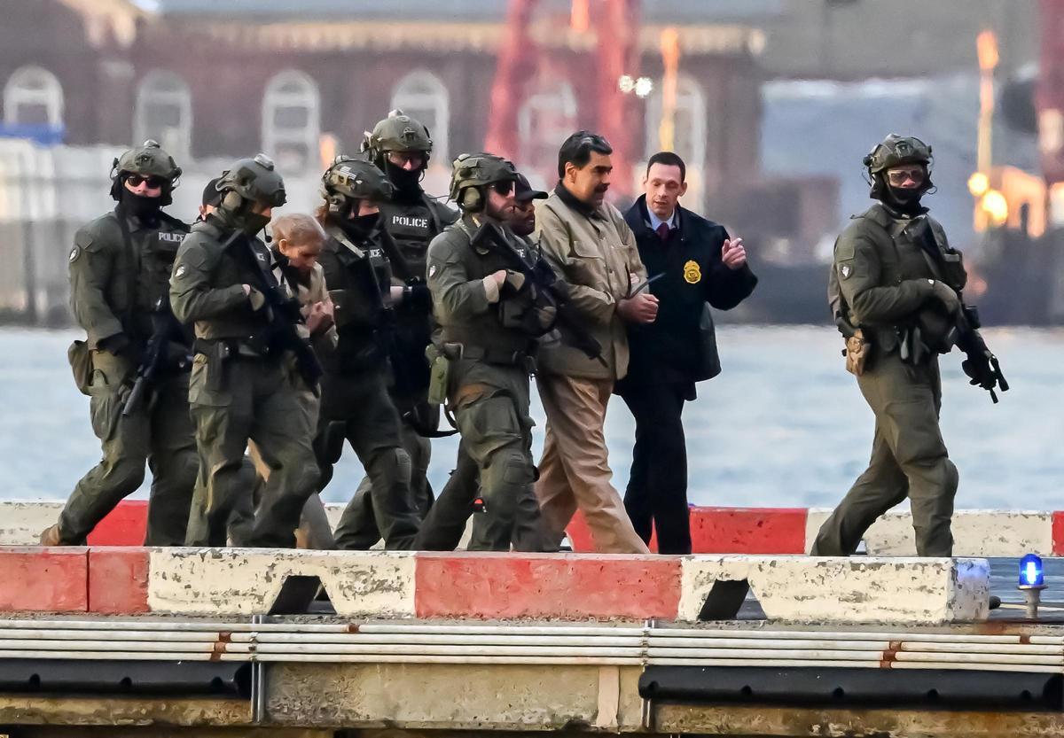 Captura de Nicolás Maduro bajo custodia estadounidense en Manhattan