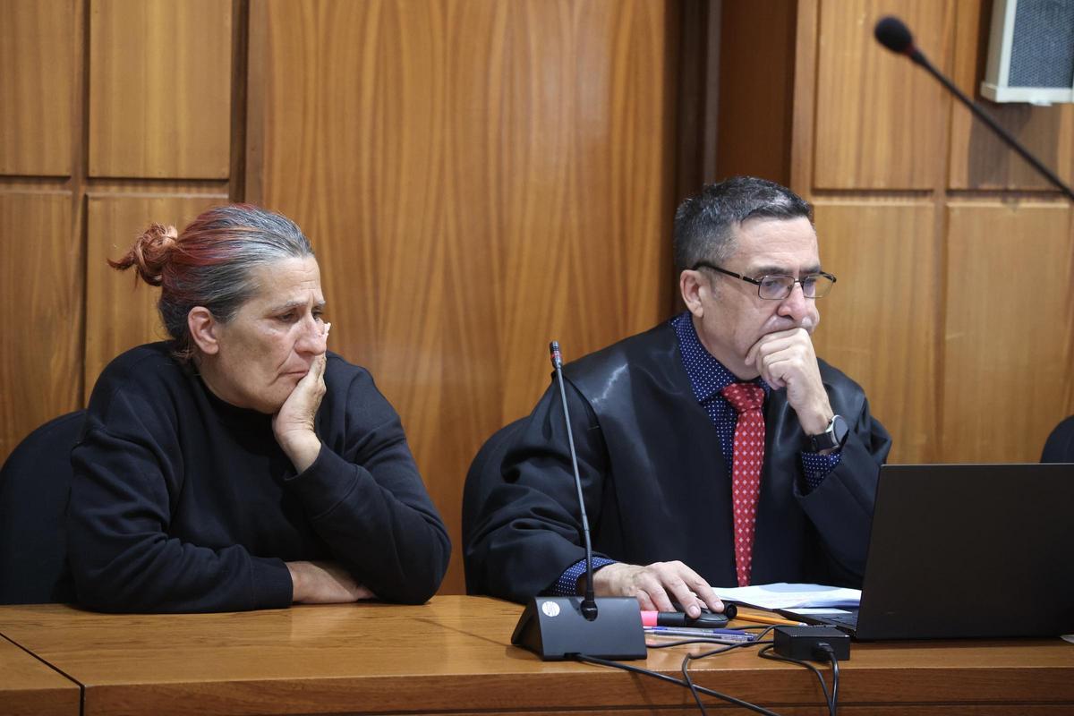 Juan José E. H., alias 'Juanillo', compareciendo en la sala del juicio en Puerto Lumbreras