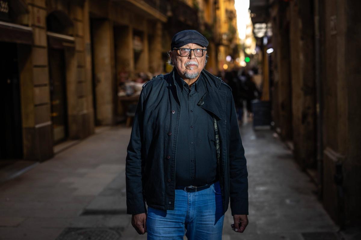 Juan Domingo de la Cruz antes de la entrevista con El Periódico, 1975