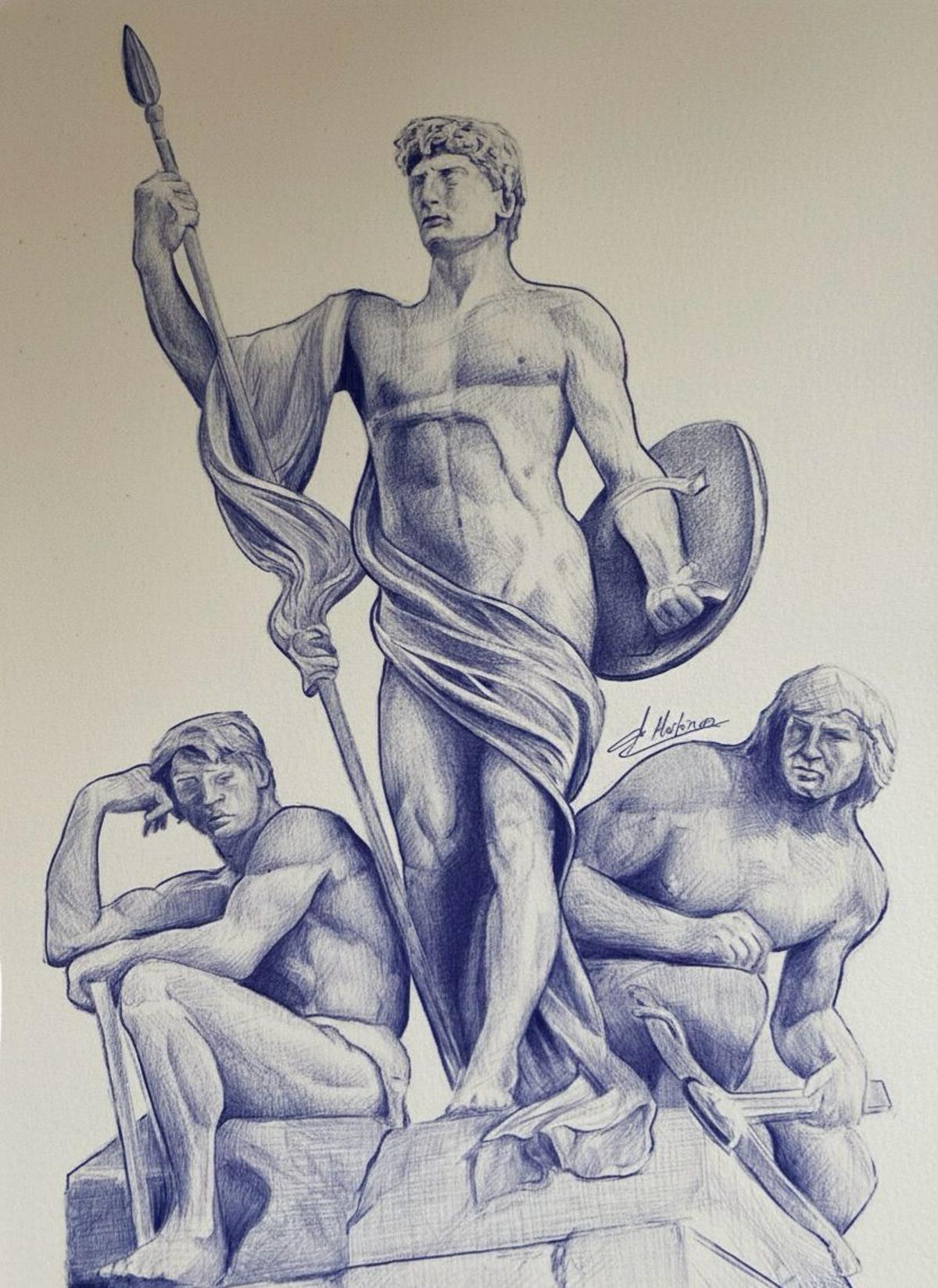 Aarón Martínez presenta su exposición Anagennisi Tour en la Escuela de Artes y Oficios de Avilés