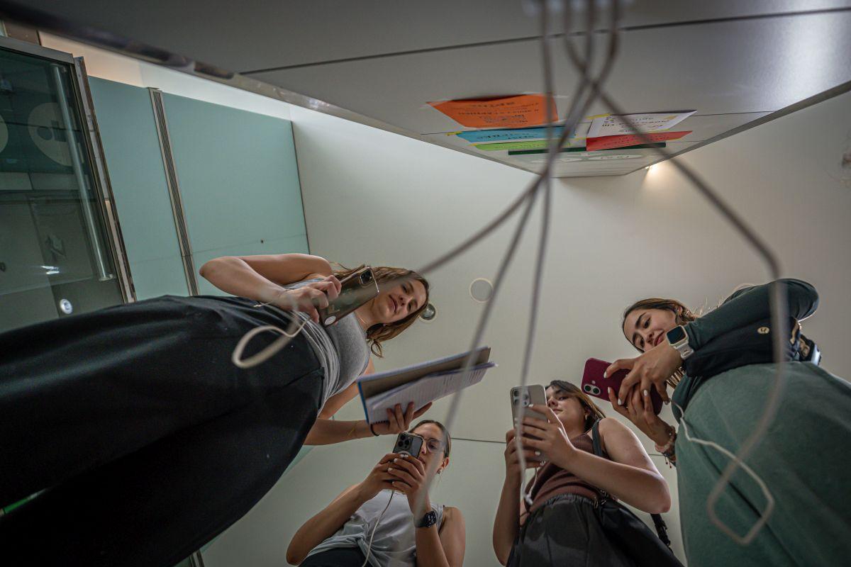 Vista de la subestación del norte de Barcelona que sufrió la falla que provocó el corte eléctrico