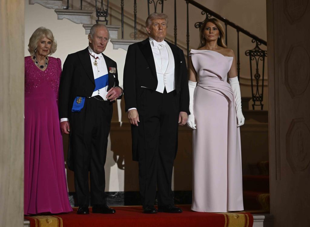 Trump y el rey Carlos III protagonizan polémica cena de gala en la Casa Blanca