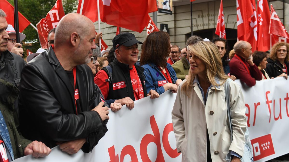 CCOO acusa a Yolanda Díaz de incumplir los reglamentos de salud laboral