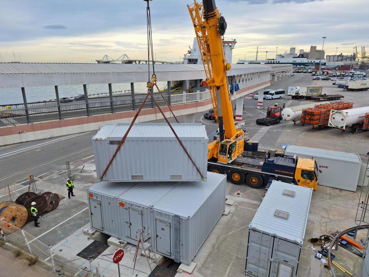 Vista aérea del Moll Adossat, zona donde se ubicará la futura Terminal G del Port de Barcelona