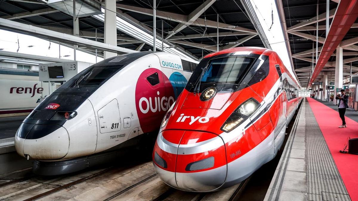 Robo en tren de alta velocidad Iryo 19:29 detiene el servicio Madrid‑Barcelona