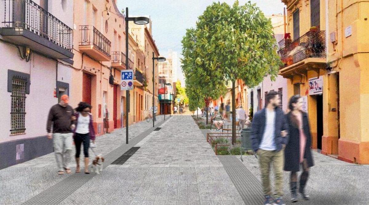 Calle Jota en Nou Barris: el Ayuntamiento aprueba su reforma