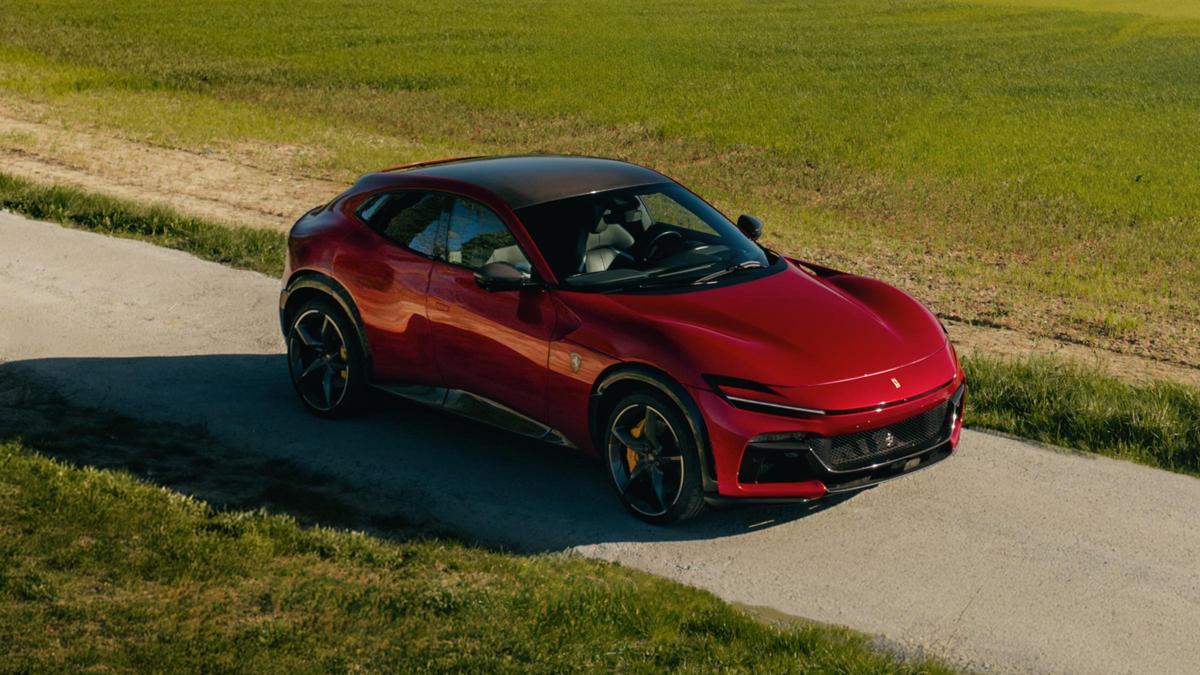 Ferrari Purosangue Handling Speciale mostrando la nueva suspensión y llantas