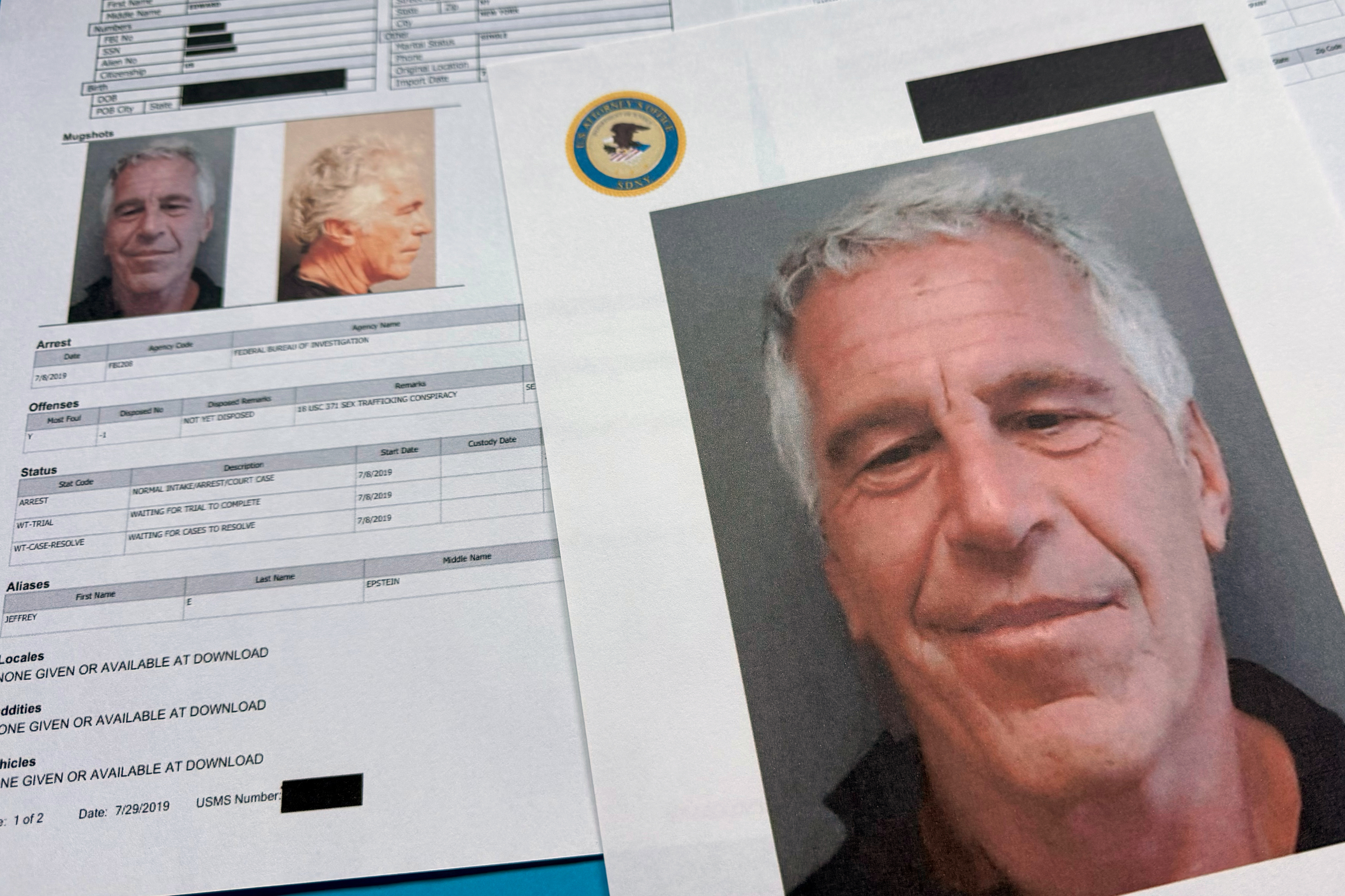 El DOJ inicia auditoría interna de los archivos de Jeffrey Epstein