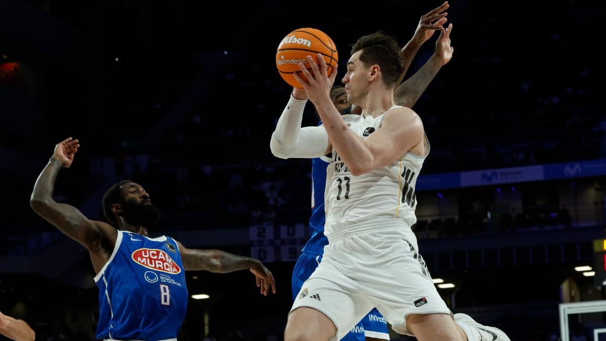 Mario Hezonja encadena 40 puntos y lleva a UCAN Murcia a vencer al Real Madrid (131-123)