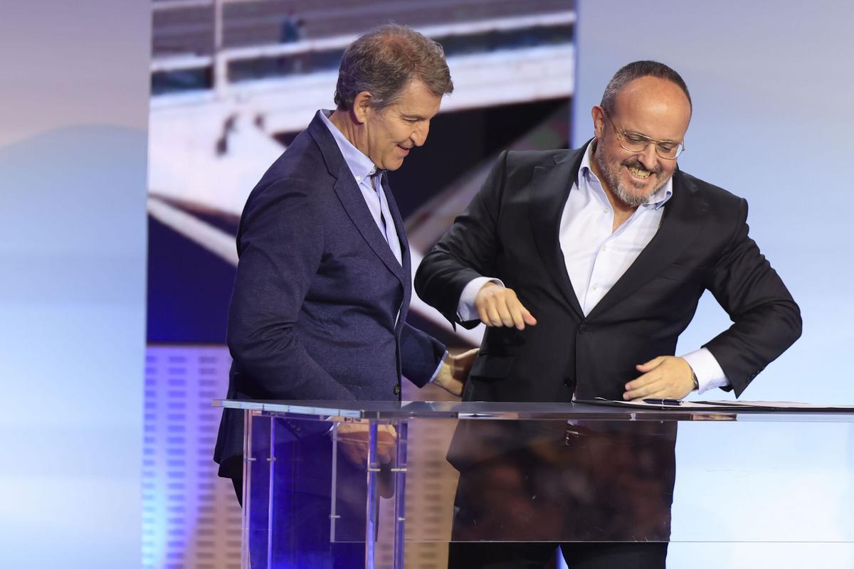 Feijóo reforzará a Alejandro Fernández en el congreso del PP en Cataluña