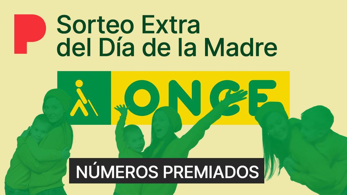 ONCE: Número 55.335 gana el premio mayor de 17 millones en el Sorteo Extra del Día de la Madre 2026