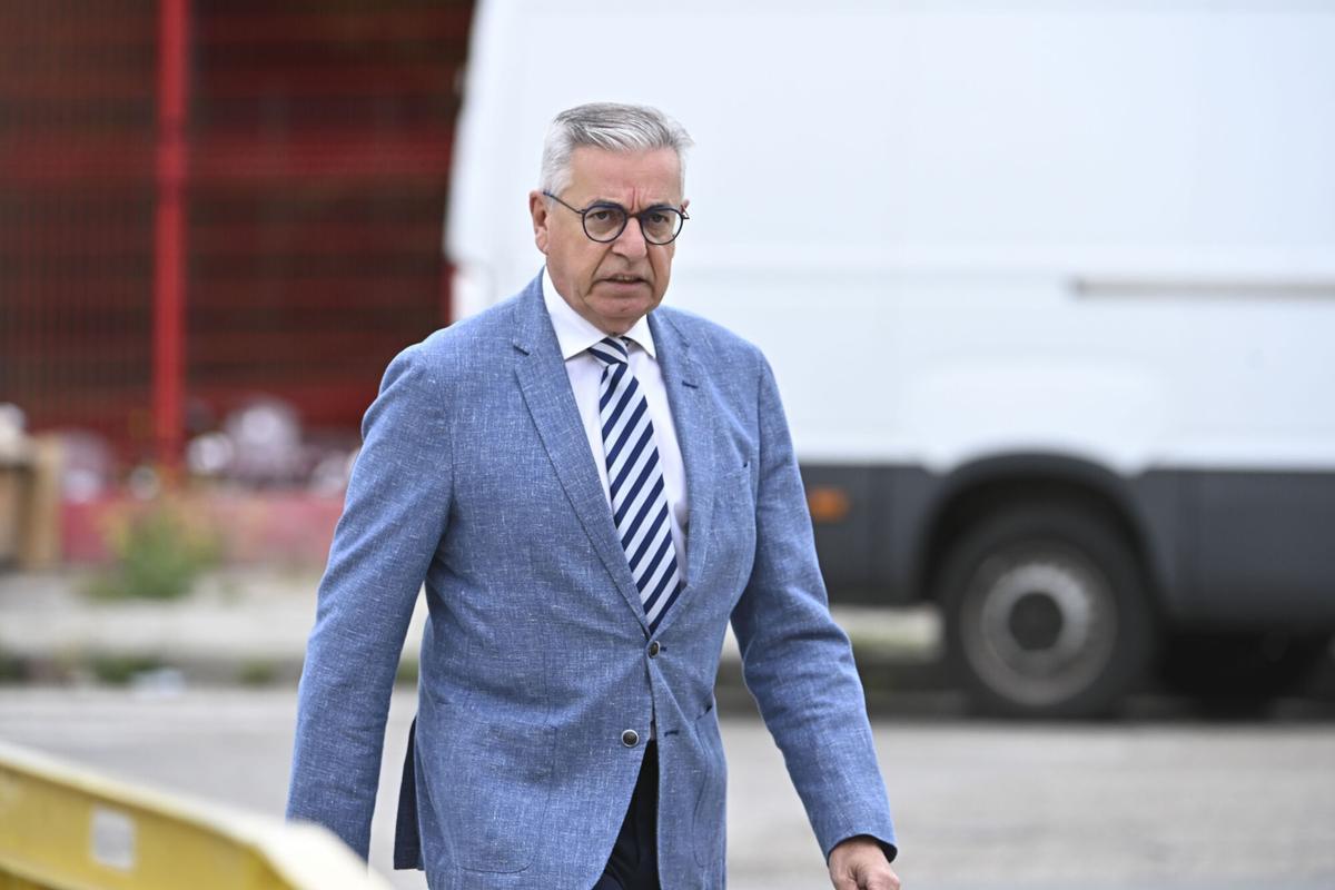 Félix Sanz Roldán declarando en la Audiencia Nacional durante el juicio de Operación Kitchen