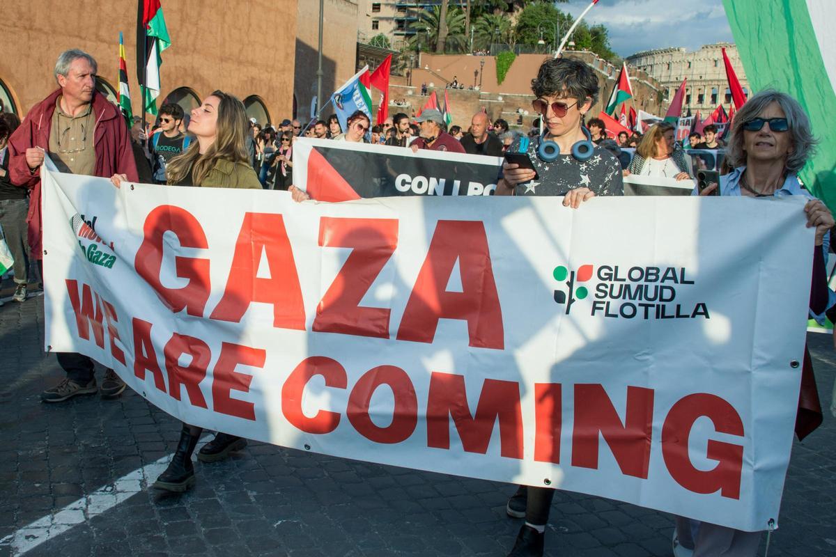Fiscalía de Roma abre investigación sobre el abordaje israelí a la flotilla Global Sumud