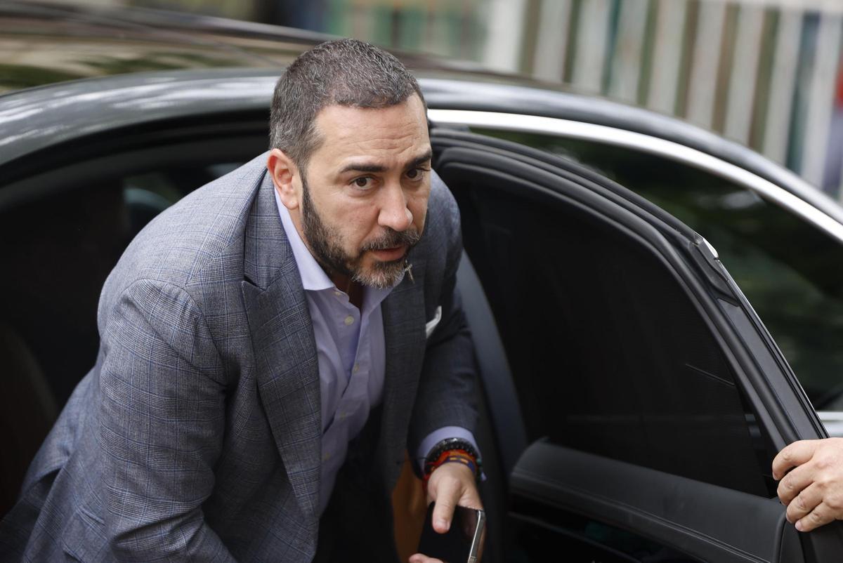 José Luis Ábalos declarando ante el Tribunal Supremo en Madrid
