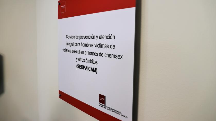 Instalaciones del nuevo centro de atención a hombres víctimas de violencia sexual en Madrid