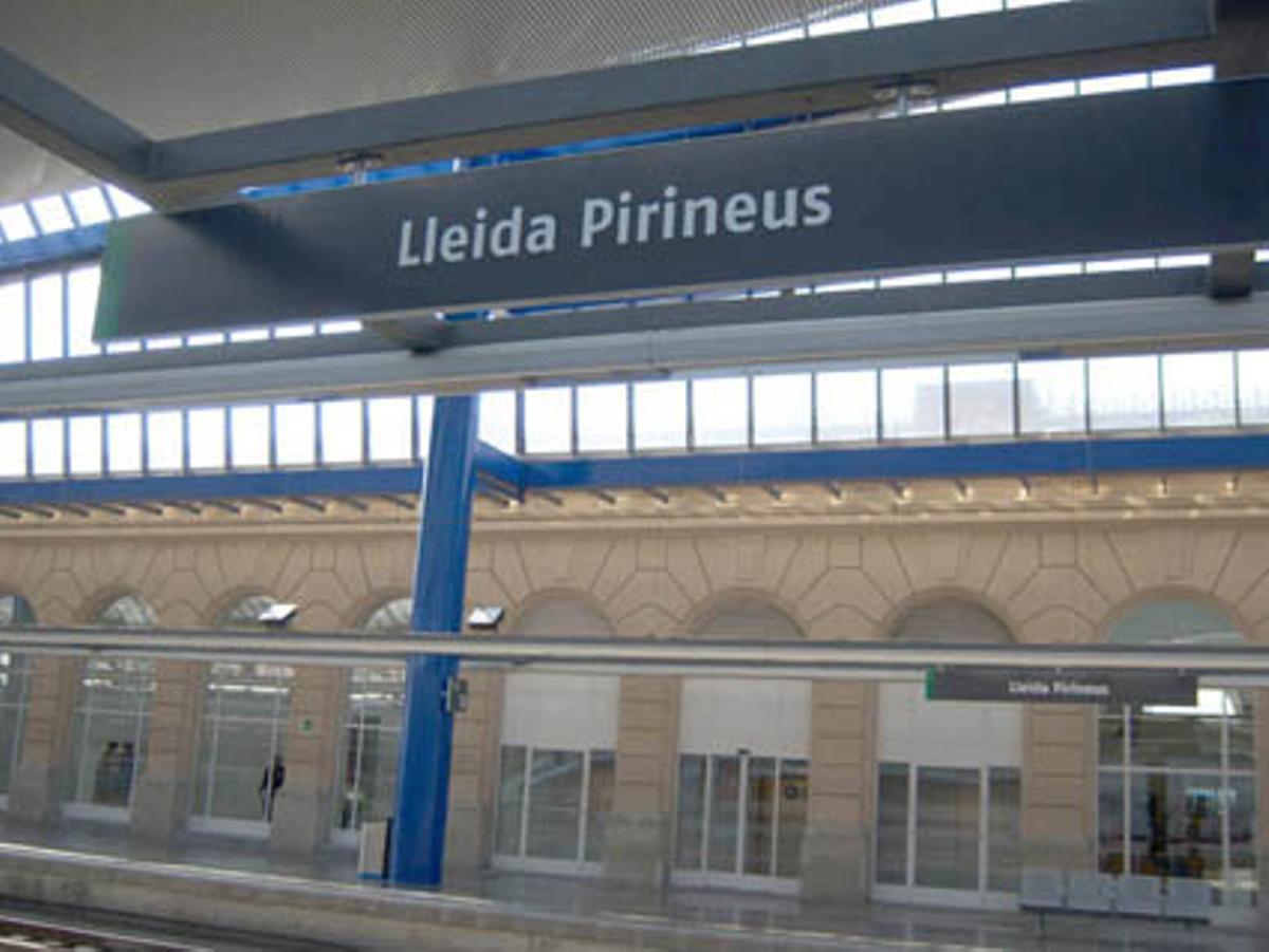 Restablecimiento del AVE en Lleida‑Pirineus tras breve interrupción por humo en túnel