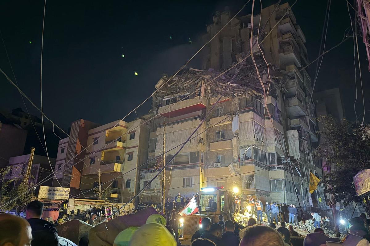 Israel bombardea Beirut: primer ataque tras el alto el fuego que deja cuatro muertos