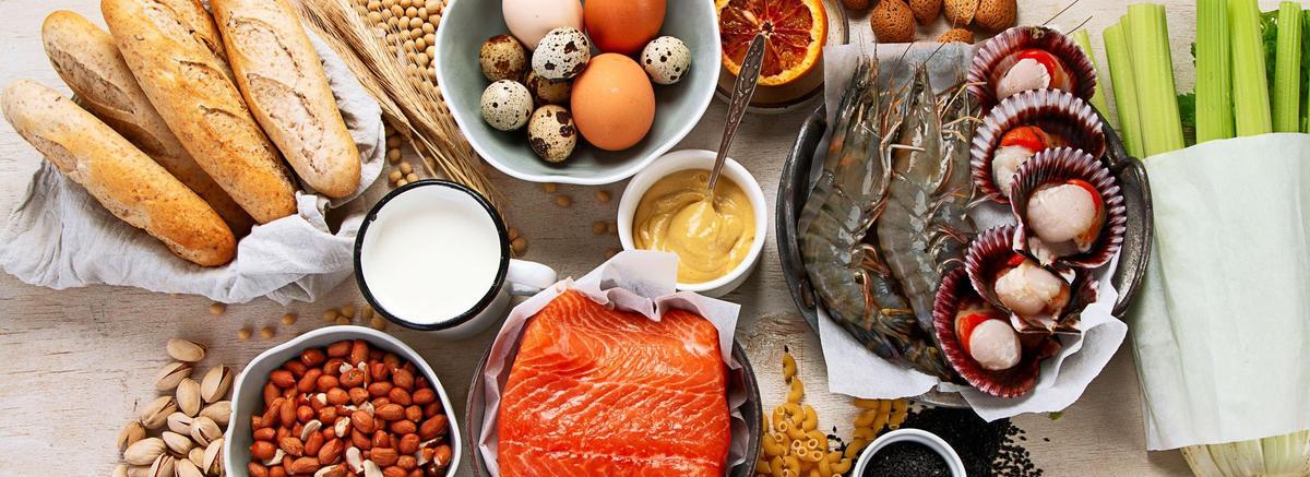 Gráfica de la prevalencia de alergias alimentarias en adultos y niños en España