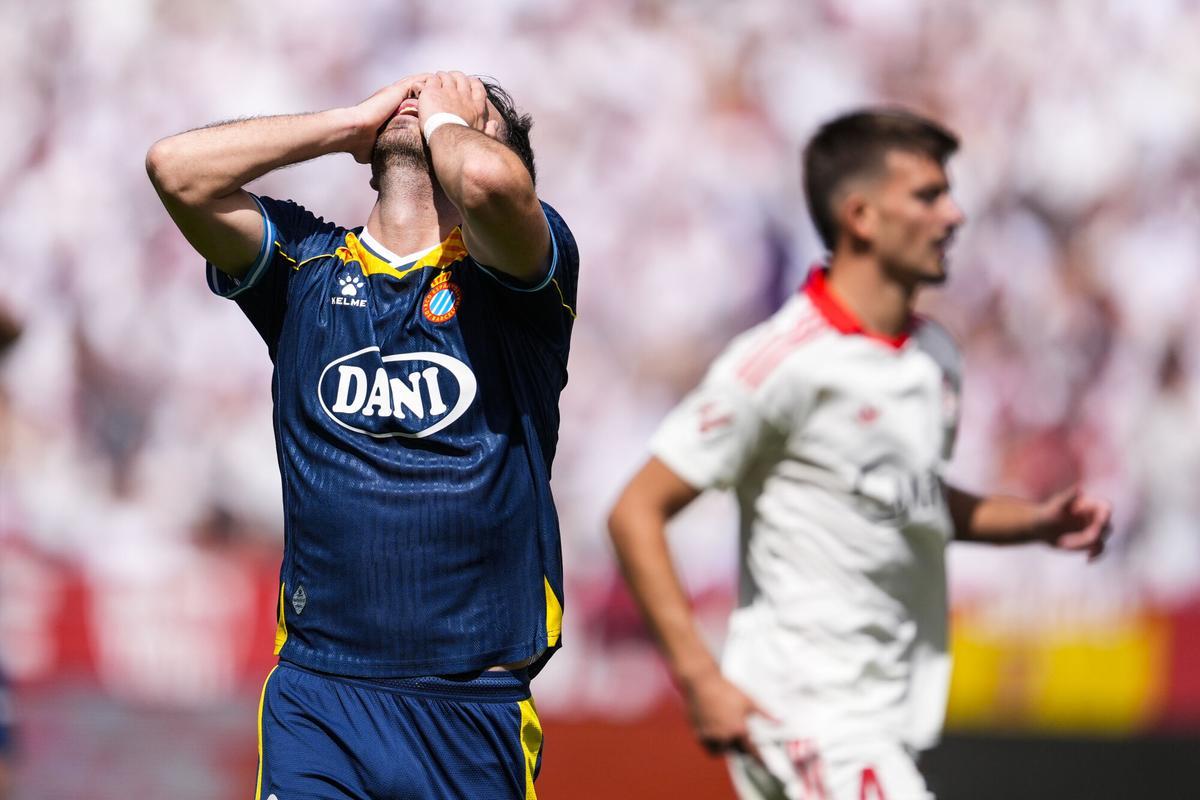Sevilla 2‑1 Espanyol: gol de último minuto sella la 18ª derrota consecutiva del club catalán