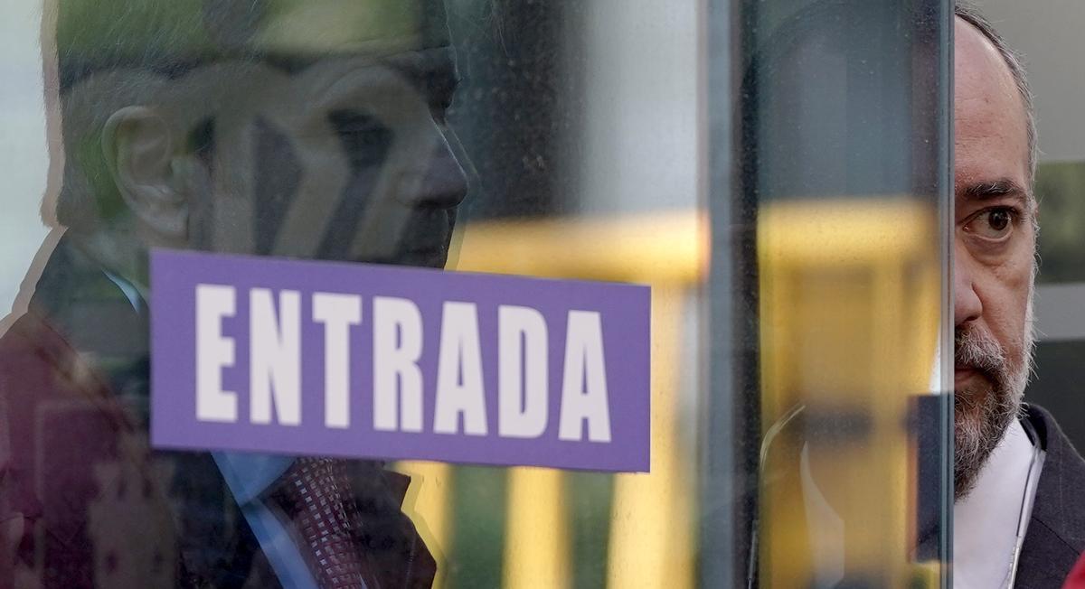 Audiencia Nacional durante la comparecencia del perito en el juicio Kitchen