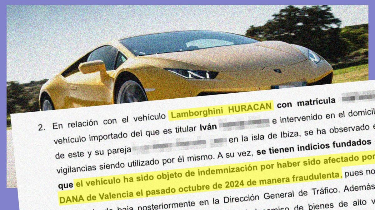 Indemnización fraudulenta del Lamborghini de un presunto capo del Puerto de Valencia