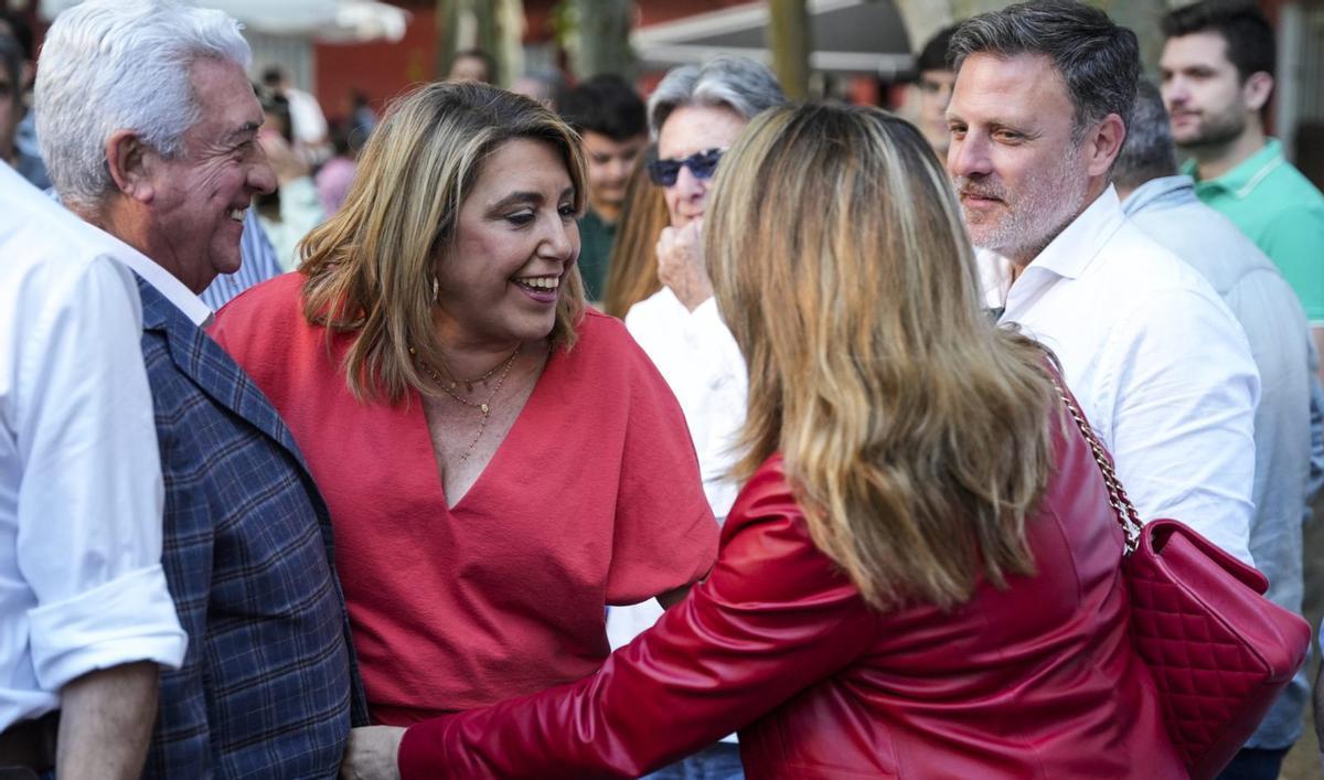 Susana Díaz campaña Montero: la presidenta del PSOE andaluz se une a la campaña de María Jesús Montero