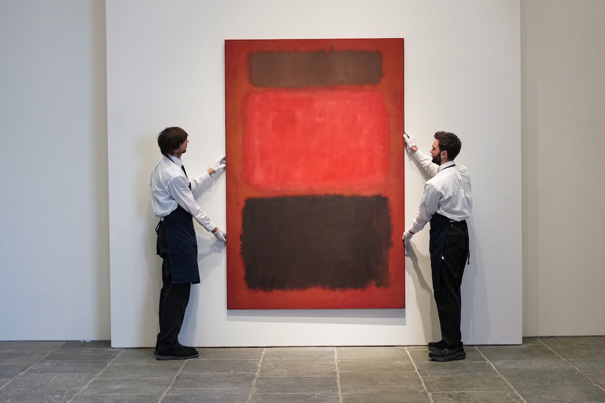 Rothko y De Kooning rompen récords en subasta de Sotheby's en Nueva York