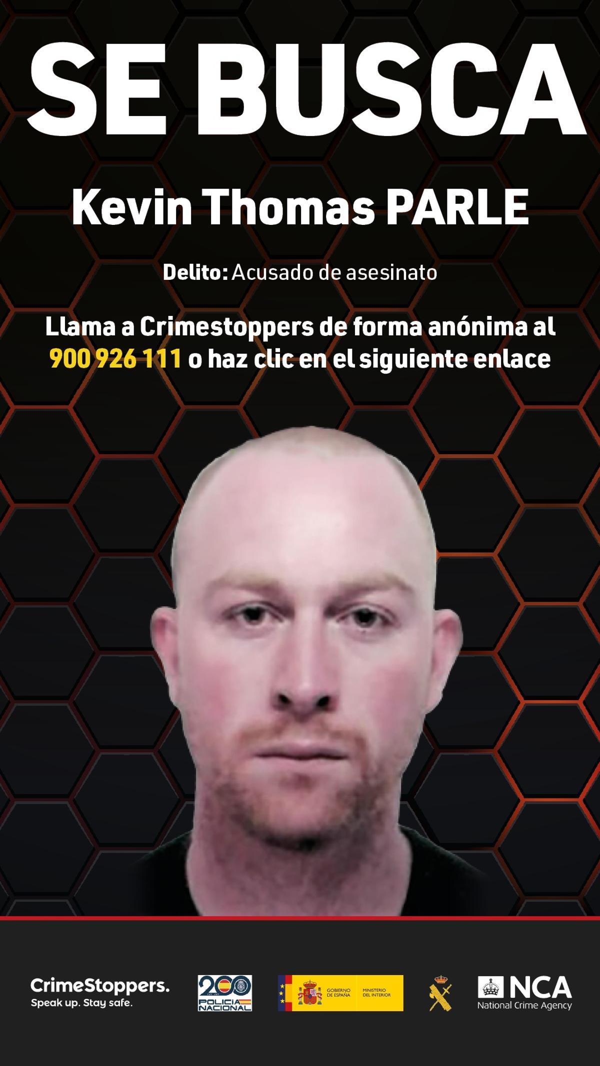Retrato de Simon Dutton, fugitivo británico arrestado en la Costa del Sol