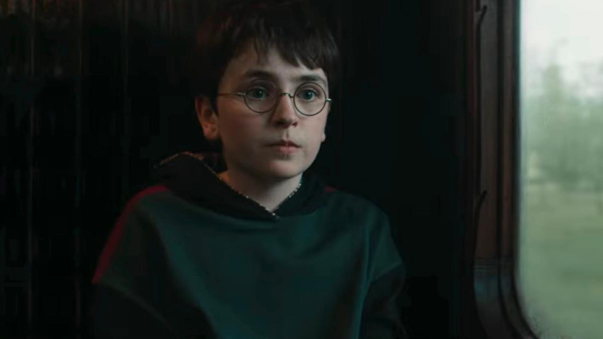Gracie Cochrane en el set de la serie Harry Potter de HBO Max