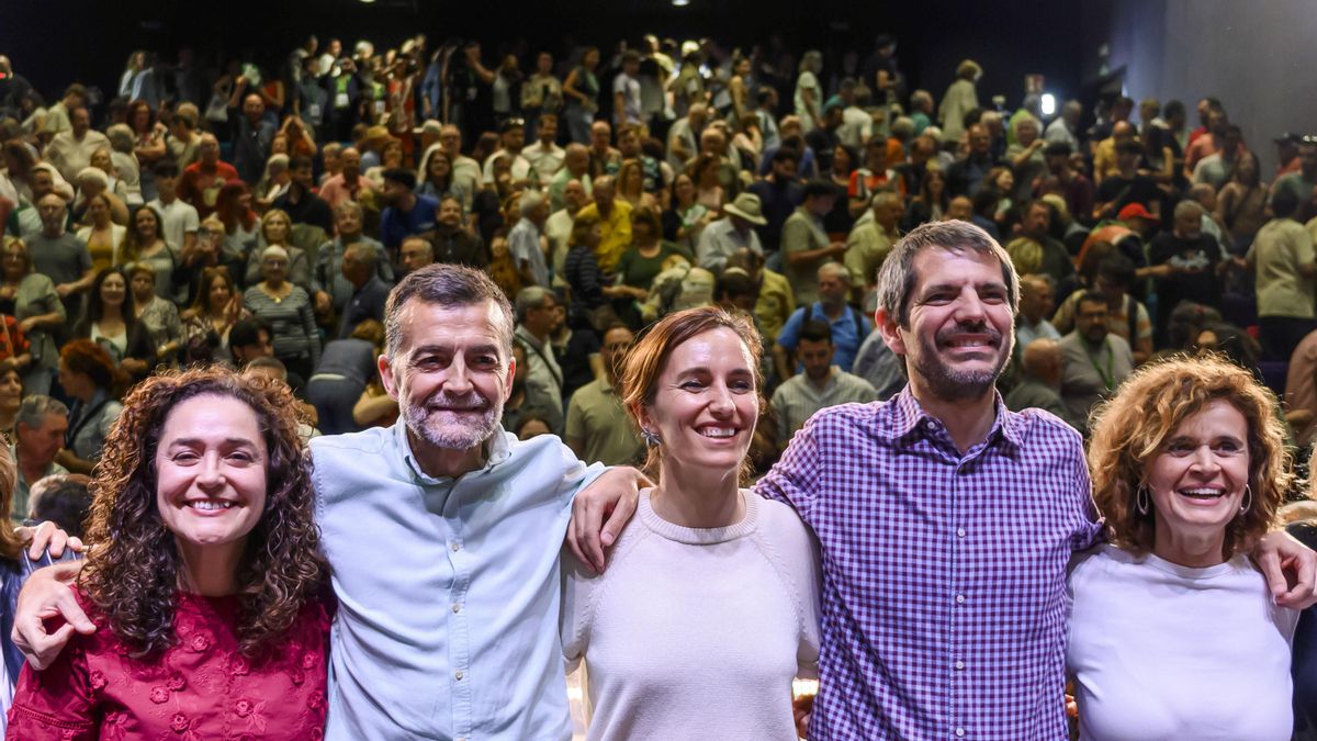 Acto conjunto de izquierdas en Barcelona: Comuns, Sumar, IU y Más Madrid bajo el lema "Un paso al frente"