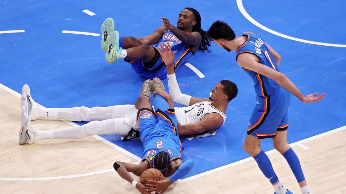Thunder igualan la serie en la Final del Oeste con victoria 122‑113 y dejan a los Spurs sin respuesta