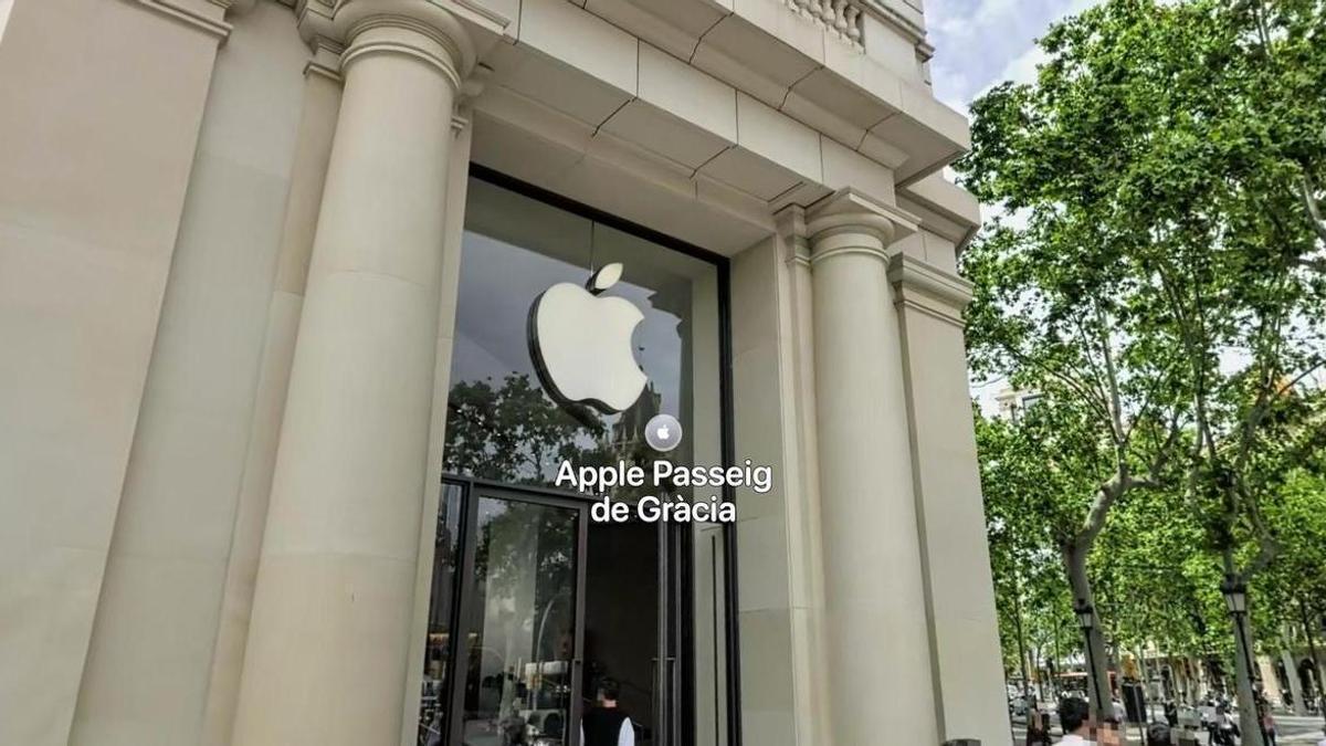 Apple Store Passeig de Gràcia reabre tras 102 días de reformas