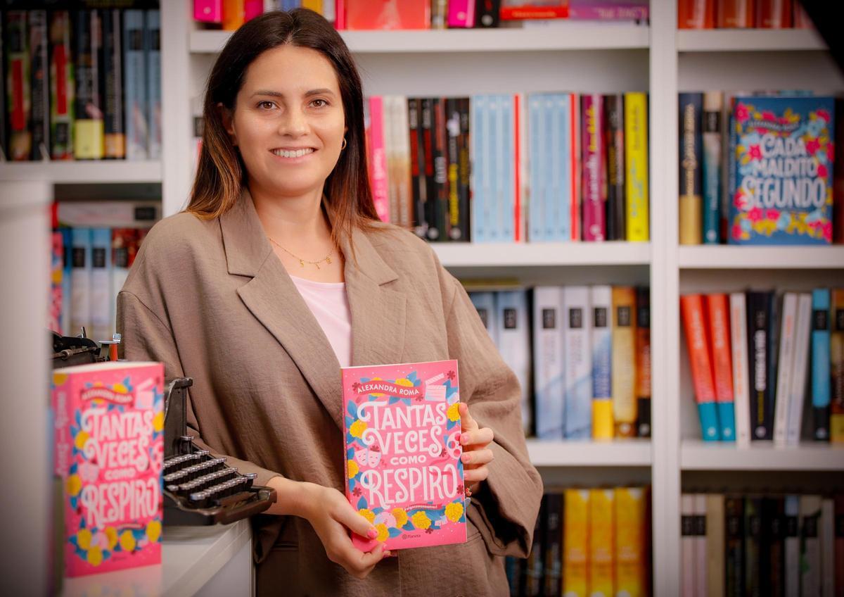 Portada de la novela Tantas veces como respiro de Alexandra Roma