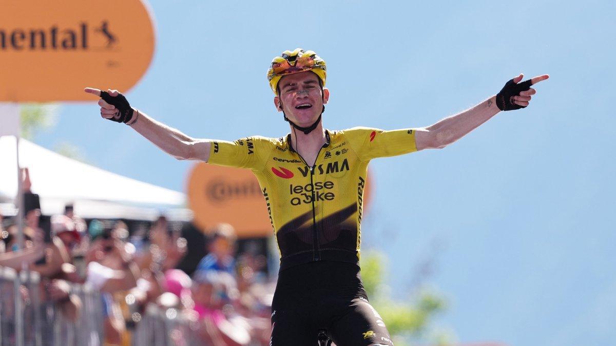 Sepp Kuss arrasa en la etapa reina del Giro 2026 y deja al Danés Vingegaard firme en la maglia rosa