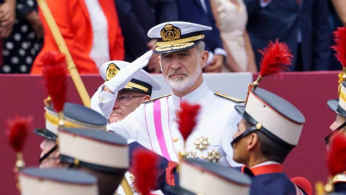Rey Felipe VI y Princesa Leonor en el cóctel institucional en la Lonja del Concello de Vigo