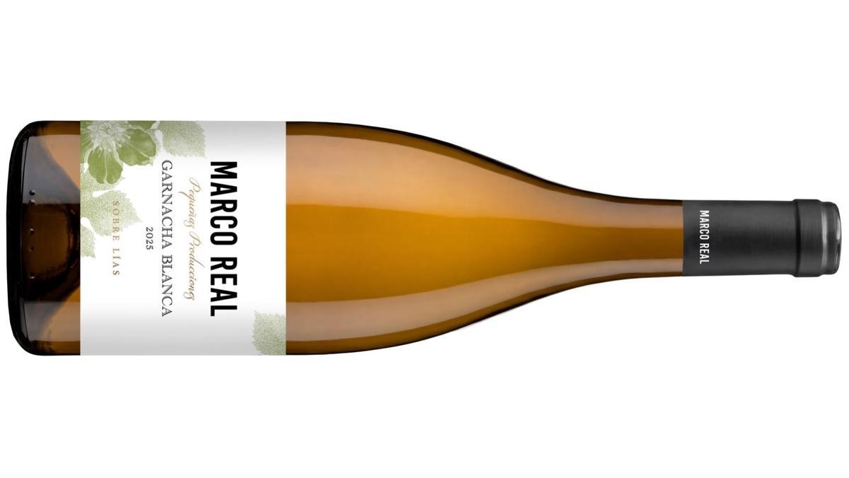 Detalle de la etiqueta de Oneca 2025, el primer vino 100% oneca