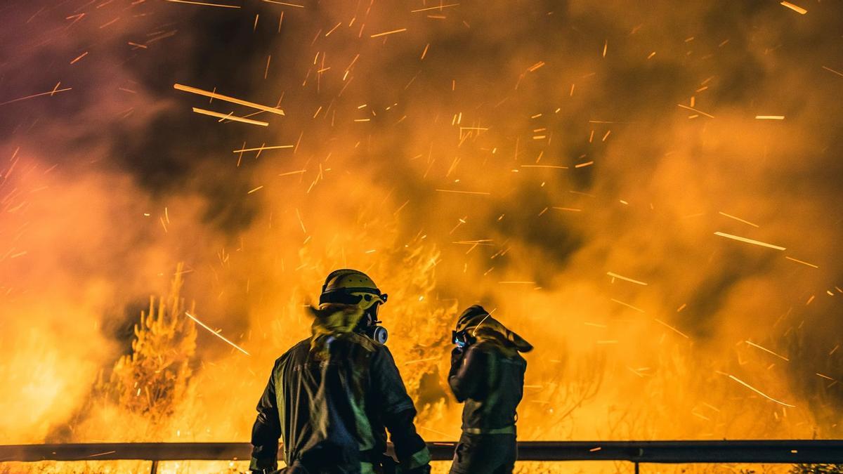 Bomberos de la UE desembarcando en Galicia para la campaña de incendios de verano