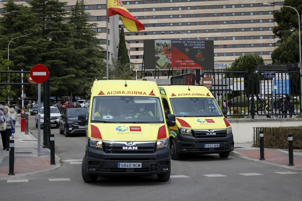 Paciente en la Unidad de Aislamiento y Tratamiento de Alto Nivel del Hospital Gómez Ulla