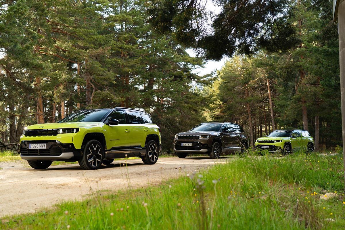 Jeep Compass e‑Hybrid Plug‑In en la Sierra de Gredos durante su presentación