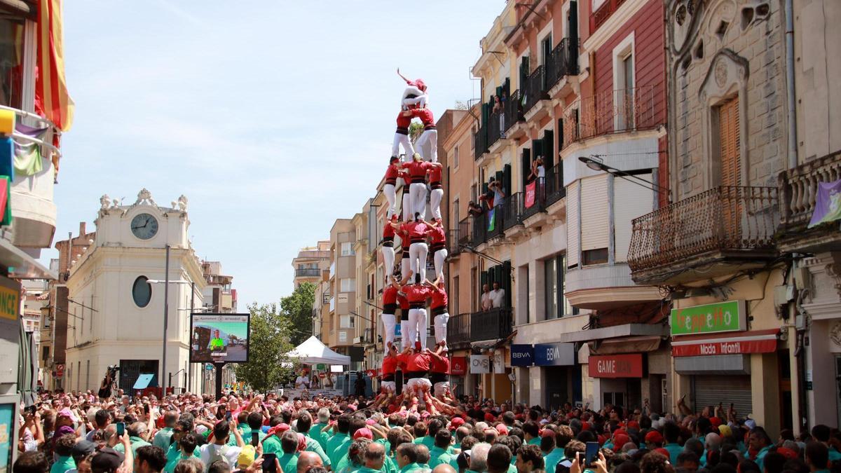 Castells de Vilafranca rompen récord histórico en la Diada de las Colles Campeonas de El Vendrell