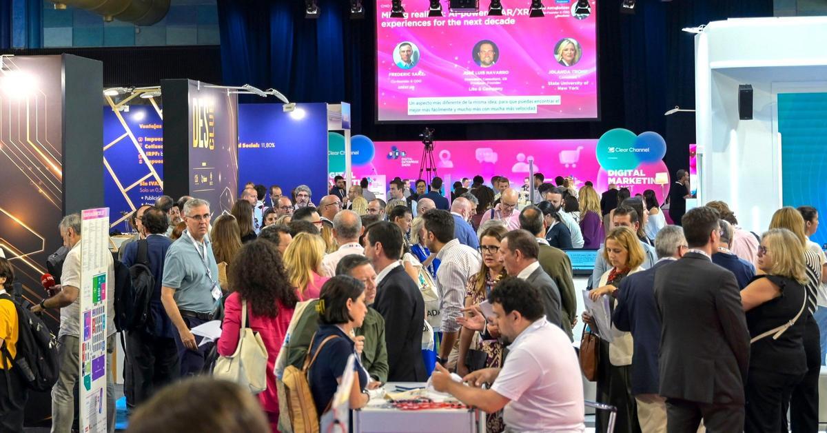 Vista aérea del recinto FYCMA en Málaga, sede del Digital Enterprise Show 2026