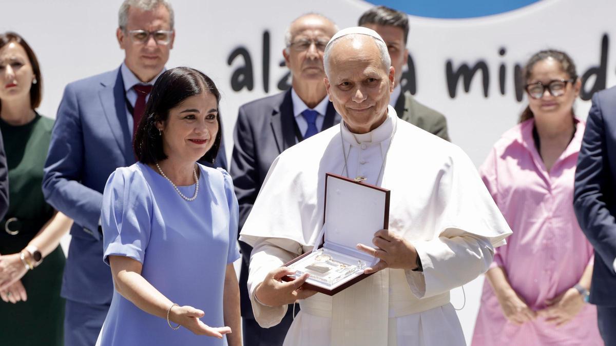 Papa León XIV recibe la Llave de Oro de Las Palmas: la primera visita papal a Canarias
